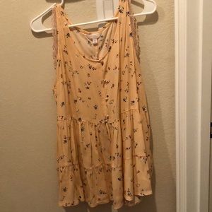 Peach LC Lauren Conrad Top